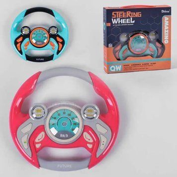 Іграшкове кермо Steering Wheel зі звуком та світлом 8567 фото
